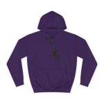 Sudadera universitaria - Morado - Mal no et toqui un llamp Sudadera universitaria - Morado - Mal no et toqui un llamp