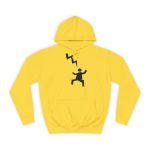 Sudadera universitaria - Amarillo sol - Mal no et toqui un llamp Sudadera universitaria - Amarillo sol - Mal no et toqui un llamp