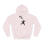 Sudadera universitaria - Rosa bebe - Mal no et toqui un llamp Sudadera universitaria - Rosa bebe - Mal no et toqui un llamp