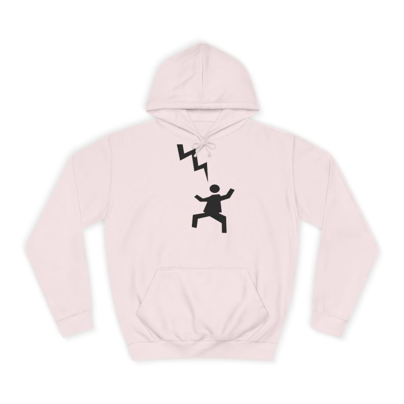 Sudadera universitaria - Rosa bebe - Mal no et toqui un llamp