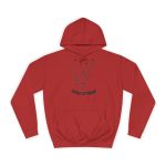Sudadera universitaria - Rojo fuego - Camiseta «Bon dilluns, bona setmana» Sudadera universitaria - Rojo fuego - Camiseta «Bon dilluns, bona setmana»