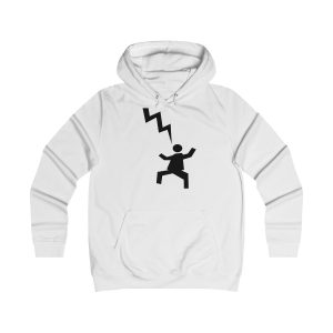 Sudadera universitaria mujer - Blanco artico - Mal no et toqui un llamp