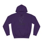 Sudadera universitaria - Morado - Camiseta «Bon dilluns, bona setmana» Sudadera universitaria - Morado - Camiseta «Bon dilluns, bona setmana»