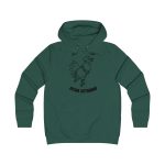 Sudadera universitaria mujer - Verde botella - Camiseta «Bon dilluns, bona setmana»