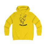 Sudadera universitaria mujer - Amarillo sol - Camiseta «Bon dilluns, bona setmana»