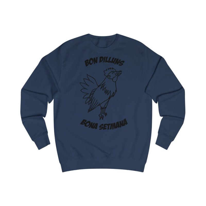 Sudadera clasica - Azul marino Oxford - Camiseta «Bon dilluns, bona setmana»