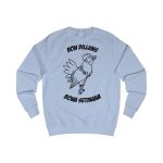 Sudadera clasica - Azul cielo - Camiseta «Bon dilluns, bona setmana»