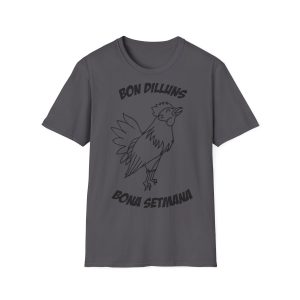 Camiseta Softstyle - Gris marengo - Camiseta «Bon dilluns, bona setmana»