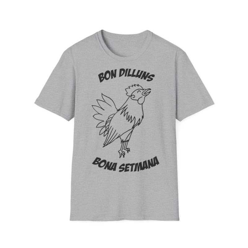 Camiseta Softstyle - Gris deportivo - Camiseta «Bon dilluns, bona setmana»