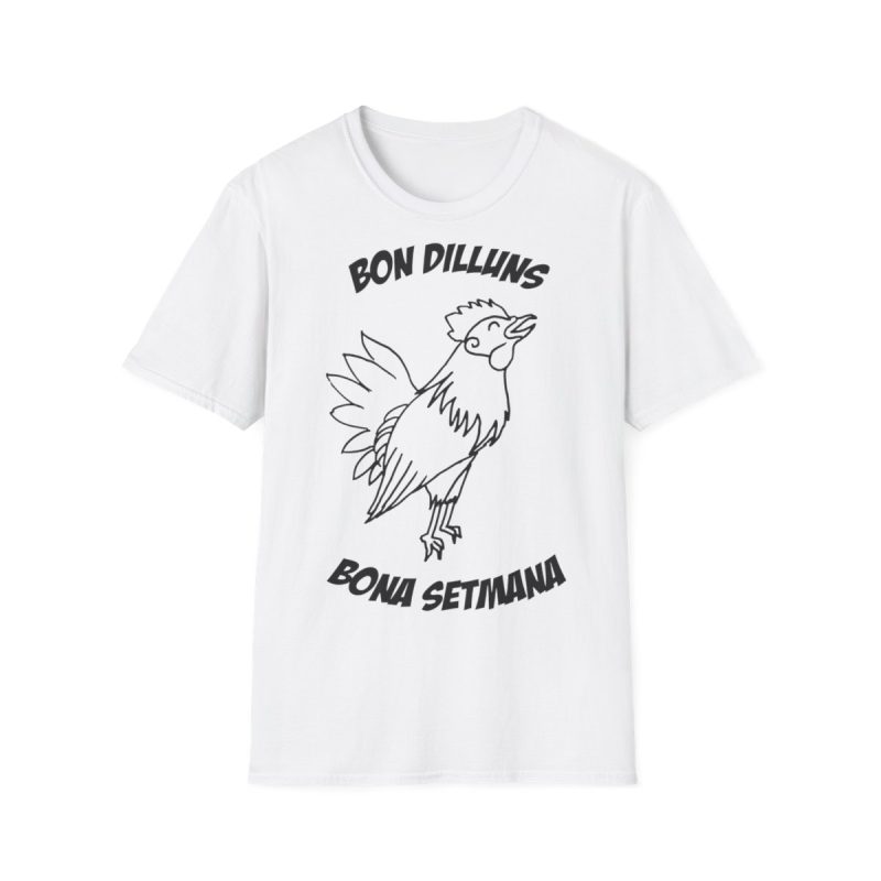 Camiseta Softstyle - Blanco - Camiseta «Bon dilluns, bona setmana»