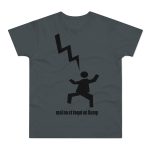 Camiseta hombre punto liso - Gris oscuro - Mal no et toqui un llamp
