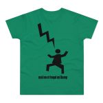 Camiseta hombre punto liso - Verde Kelly - Mal no et toqui un llamp