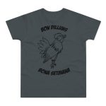 Camiseta hombre punto liso - Gris oscuro - Camiseta «Bon dilluns, bona setmana»