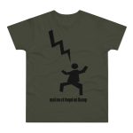 Camiseta hombre punto liso - Caqui urbano - Mal no et toqui un llamp