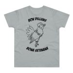 Camiseta hombre punto liso - Gris Pacifico - Camiseta «Bon dilluns, bona setmana»