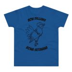 Camiseta hombre punto liso - Azul royal intenso - Camiseta «Bon dilluns, bona setmana»