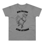 Camiseta hombre punto liso - Gris deportivo jaspeado - Camiseta «Bon dilluns, bona setmana»