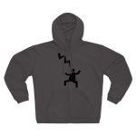 Sudadera capucha con cremallera premium - Antracita - Mal no et toqui un llamp Sudadera capucha con cremallera premium - Antracita - Mal no et toqui un llamp