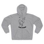 Sudadera capucha con cremallera premium - Gris jaspeado claro - Camiseta «Bon dilluns, bona setmana» Sudadera capucha con cremallera premium - Gris jaspeado claro - Camiseta «Bon dilluns, bona setmana»