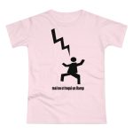 Camiseta mujer punto liso - Rosa orquidea - Mal no et toqui un llamp