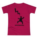Camiseta mujer punto liso - Sorbete - Mal no et toqui un llamp