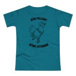 Camiseta mujer punto liso - Azul diva - Camiseta «Bon dilluns, bona setmana» Camiseta mujer punto liso - Azul diva - Camiseta «Bon dilluns, bona setmana»