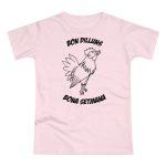 Camiseta mujer punto liso - Rosa orquidea - Camiseta «Bon dilluns, bona setmana» Camiseta mujer punto liso - Rosa orquidea - Camiseta «Bon dilluns, bona setmana»
