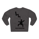 Sudadera cuello redondo premium - Antracita - Mal no et toqui un llamp Sudadera cuello redondo premium - Antracita - Mal no et toqui un llamp