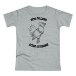 Camiseta mujer punto liso - Gris Pacifico - Camiseta «Bon dilluns, bona setmana» Camiseta mujer punto liso - Gris Pacifico - Camiseta «Bon dilluns, bona setmana»