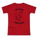 Camiseta mujer punto liso - Rojo - Camiseta «Bon dilluns, bona setmana» Camiseta mujer punto liso - Rojo - Camiseta «Bon dilluns, bona setmana»