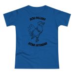 Camiseta mujer punto liso - Azul royal intenso - Camiseta «Bon dilluns, bona setmana» Camiseta mujer punto liso - Azul royal intenso - Camiseta «Bon dilluns, bona setmana»