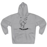 Sudadera con capucha cerrada - Gris jaspeado claro - Camiseta «Bon dilluns, bona setmana»