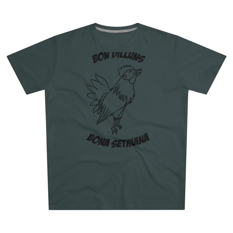 Camiseta hombre corte moderno - Gris marengo - Camiseta «Bon dilluns, bona setmana»