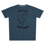 Camiseta hombre corte moderno - Azul vaquero - Camiseta «Bon dilluns, bona setmana»