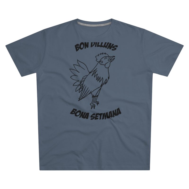 Camiseta hombre corte moderno - Azul marino - Camiseta «Bon dilluns, bona setmana»