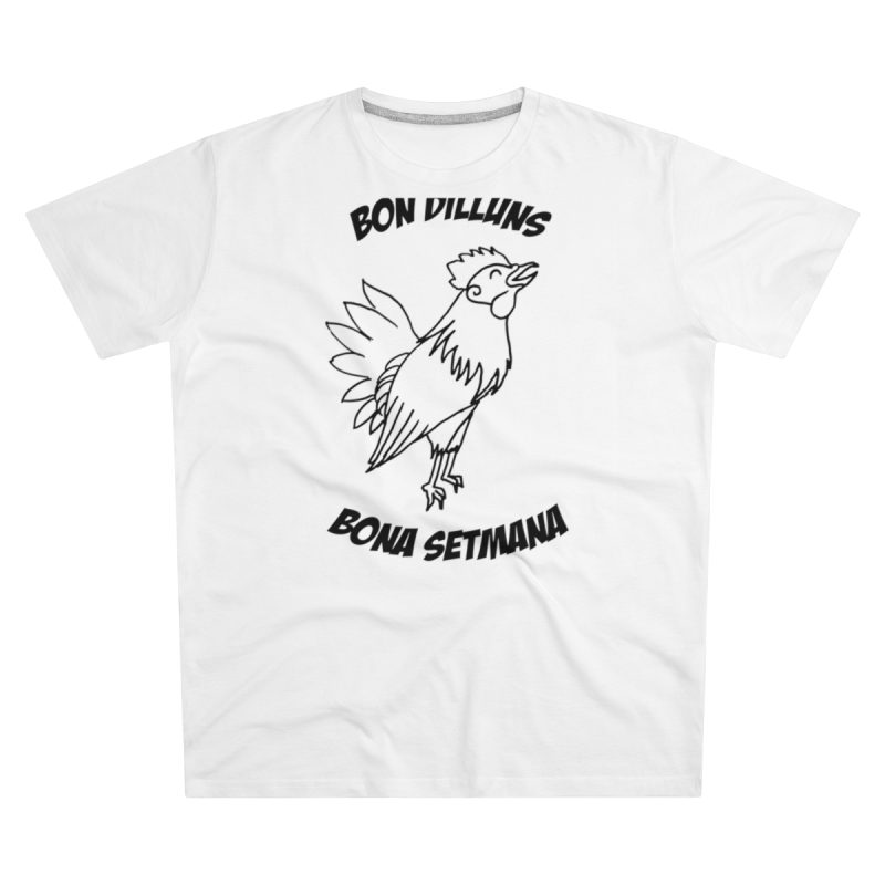 Camiseta hombre corte moderno - Blanco - Camiseta «Bon dilluns, bona setmana»
