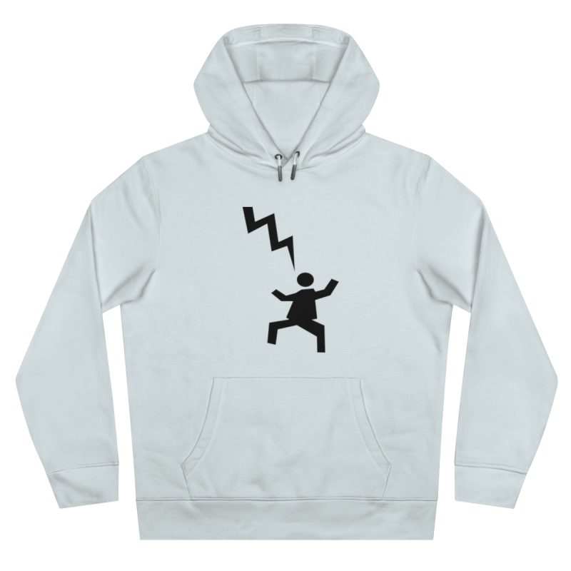 Sudadera con capucha King - Azul cielo puro - Mal no et toqui un llamp