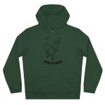 Sudadera con capucha King - Verde botella - Camiseta «Bon dilluns, bona setmana»