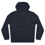 Sudadera con capucha King - Azul marino - Camiseta «Bon dilluns, bona setmana»
