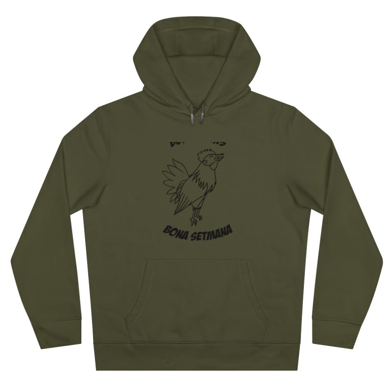 Sudadera con capucha King - Caqui - Camiseta «Bon dilluns, bona setmana»