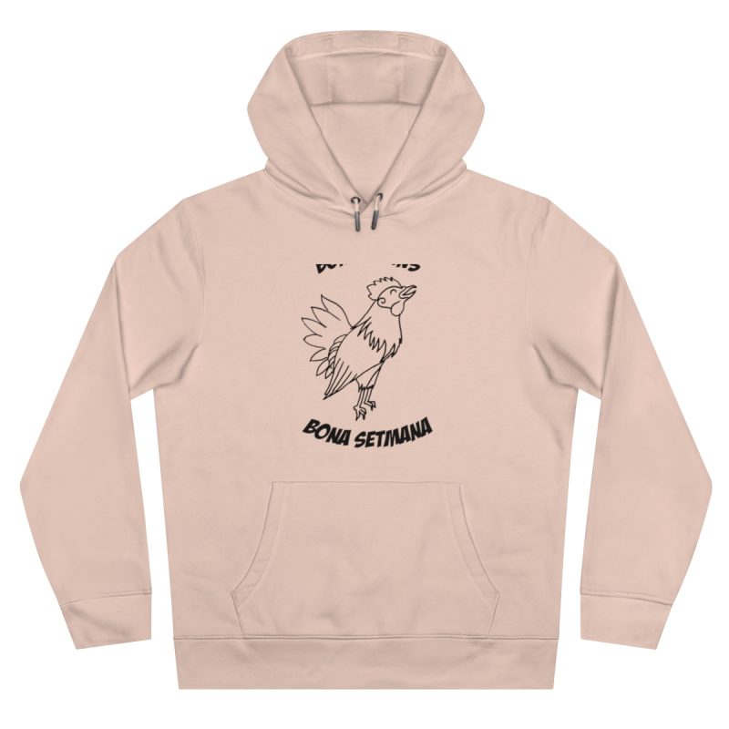 Sudadera con capucha King - Rosa palo - Camiseta «Bon dilluns, bona setmana»