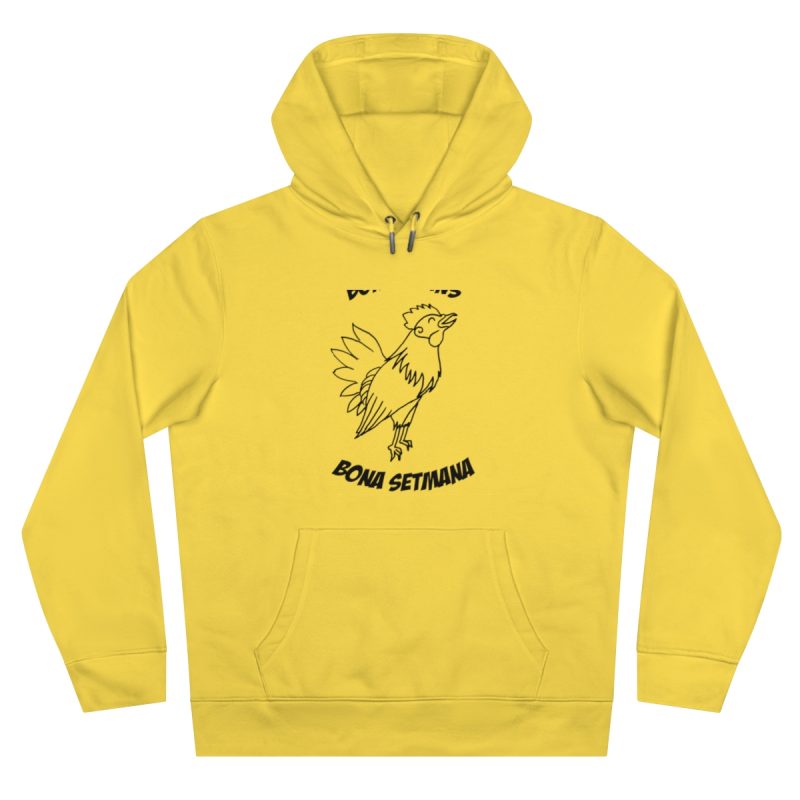 Sudadera con capucha King - Amarillo chispa - Camiseta «Bon dilluns, bona setmana»