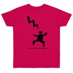 Camiseta punto liso - Fucsia - Mal no et toqui un llamp Camiseta punto liso - Fucsia - Mal no et toqui un llamp