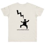 Camiseta punto liso - Natural - Mal no et toqui un llamp Camiseta punto liso - Natural - Mal no et toqui un llamp