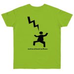 Camiseta punto liso - Verde orquidea - Mal no et toqui un llamp Camiseta punto liso - Verde orquidea - Mal no et toqui un llamp