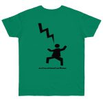 Camiseta punto liso - Verde Kelly - Mal no et toqui un llamp Camiseta punto liso - Verde Kelly - Mal no et toqui un llamp