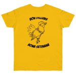 Camiseta punto liso - Amarillo dorado - Camiseta «Bon dilluns, bona setmana»