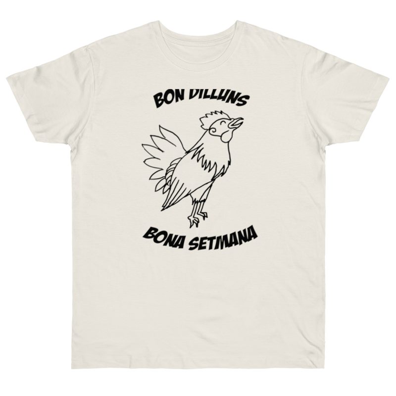 Camiseta punto liso - Natural - Camiseta «Bon dilluns, bona setmana»