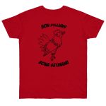 Camiseta punto liso - Rojo - Camiseta «Bon dilluns, bona setmana»