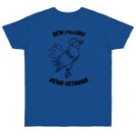 Camiseta punto liso - Azul royal intenso - Camiseta «Bon dilluns, bona setmana»